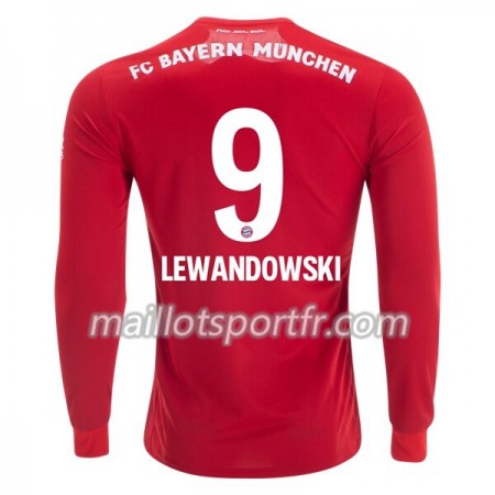 Maillot de Foot Bayern Munich Robert Lewandowski 9 Domicile 2019/20 ML